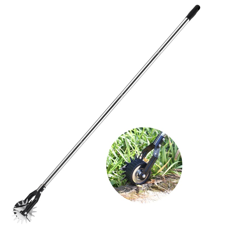 Gardening Tools Amazon - アマゾン新製品、車輪付き手動芝生エッジャー、人工芝刈り機、除草ガーデンツール