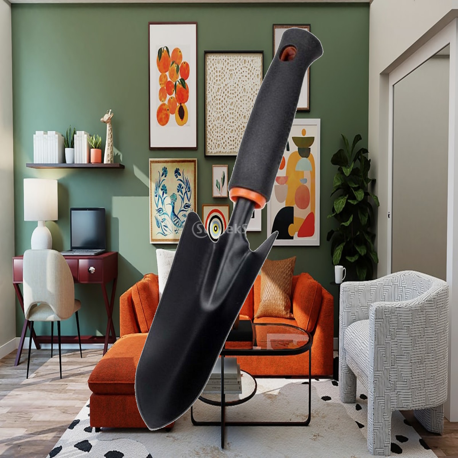 Gardening Tools For Seniors - 小さな庭用ハンドツール、初心者や高齢者向けのポッティング用、人間工学に基づいたハンドル、植え付け、掘削用