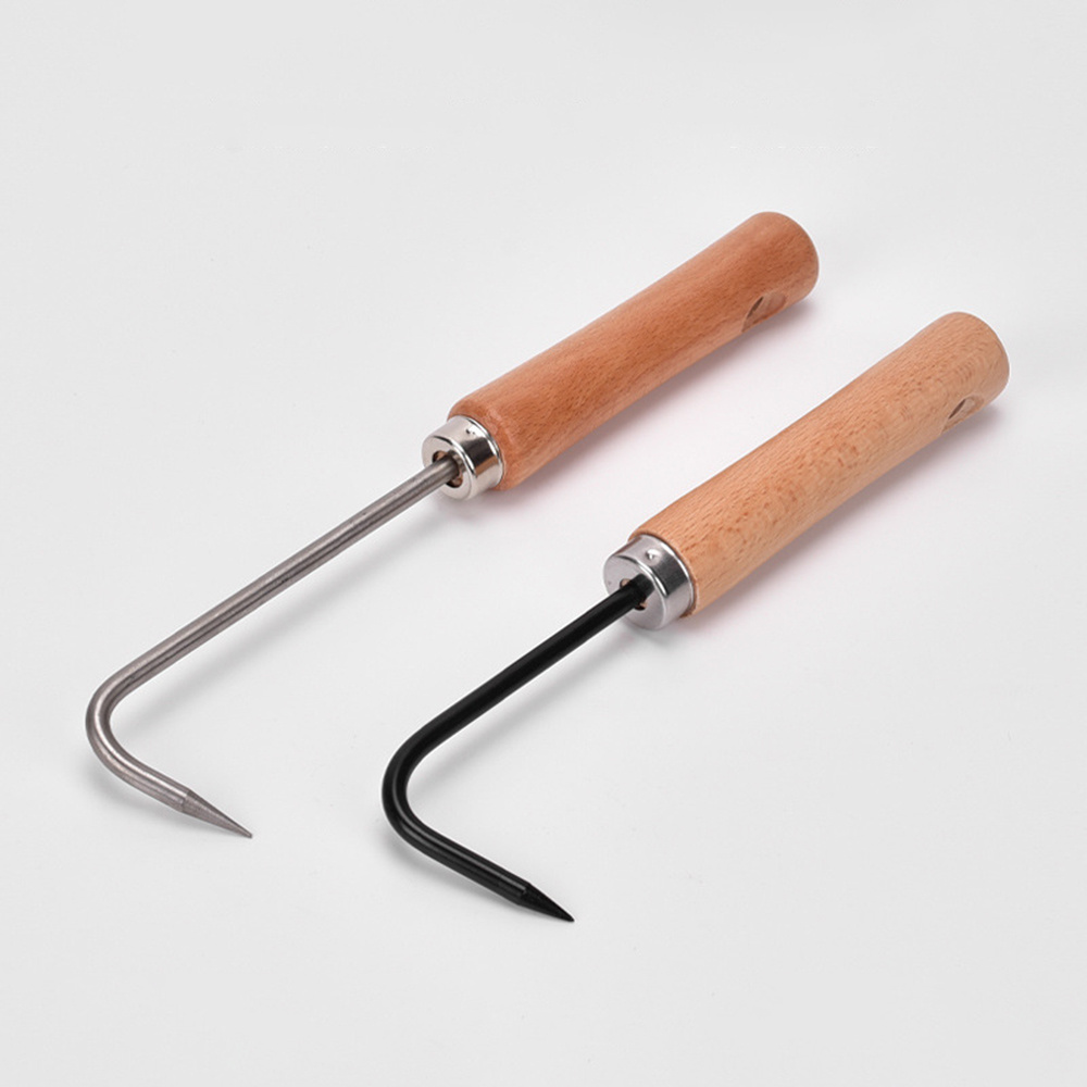 Gardening Tools For Weeds - 除草ツール1個、シングルクロウフック、土壌緩めツール、根フック、ガーデニングツール、盆栽メンテナンス