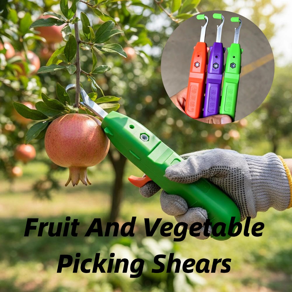 Gardening Tools Scissors - 果物と野菜の収穫用剪定鋏、庭用剪定ばさみ、曲刃収穫ツール、ブドウやピーマンの収穫に