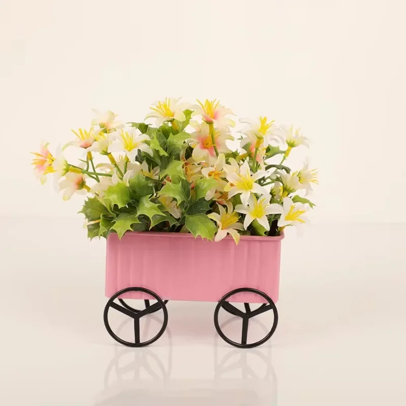 Gardening Tools Unique - 鉄製フラワーポット自転車型プラントホルダー家庭菜園装飾クリスマスツリー装飾ユニークな環境に優しいオーナメント