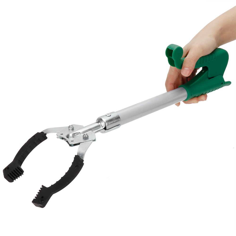 Gardening Tools Long Handle - 耐久性のある軽量ピックアップツール頑丈なポータブルゴミクリップロングハンドルクリーニングクランプ屋外清掃用