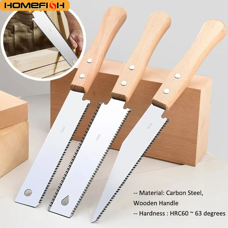 Gardening Hand Tools Japanese - 日本式ハンドソー、片刃/両刃、細目刃、SK5鋼製、フレキシブルハンドソー、木工用ガーデンハンドツール