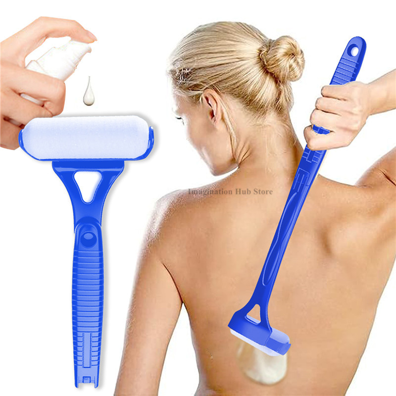 Gardening Tools Long Handle - 折りたたみ式ロングハンドルバックローションアプリケーター、ローラータイプ日焼け止めクリームスプレッダー、多機能ボディスキンオイルコーティングツール