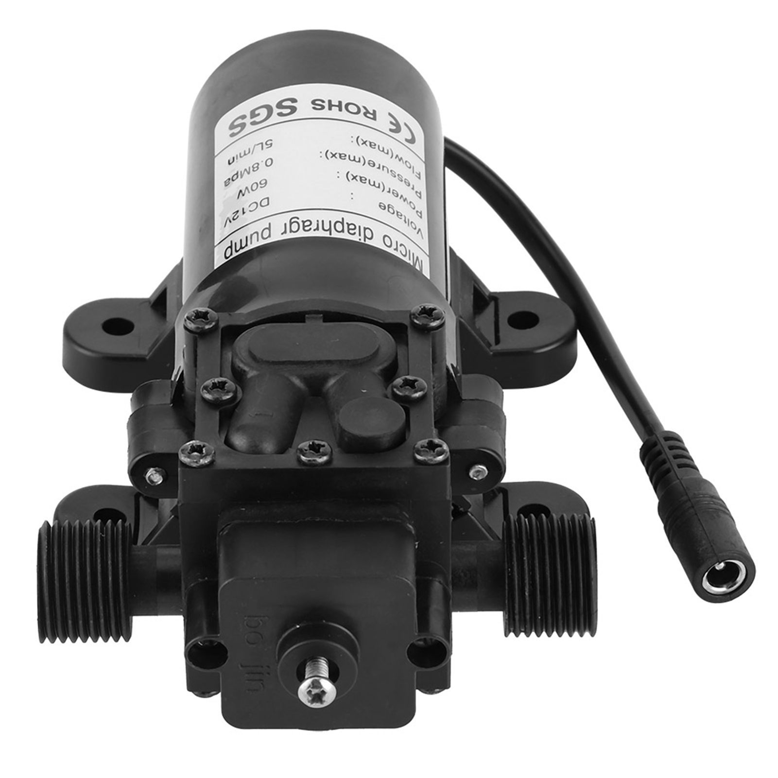 Gardening Tools Lowes - 6ノズルガーデンスプレーシステム 電動低圧噴霧システム ミスト冷却システム 60W 0.8Mpa 灌漑ツール