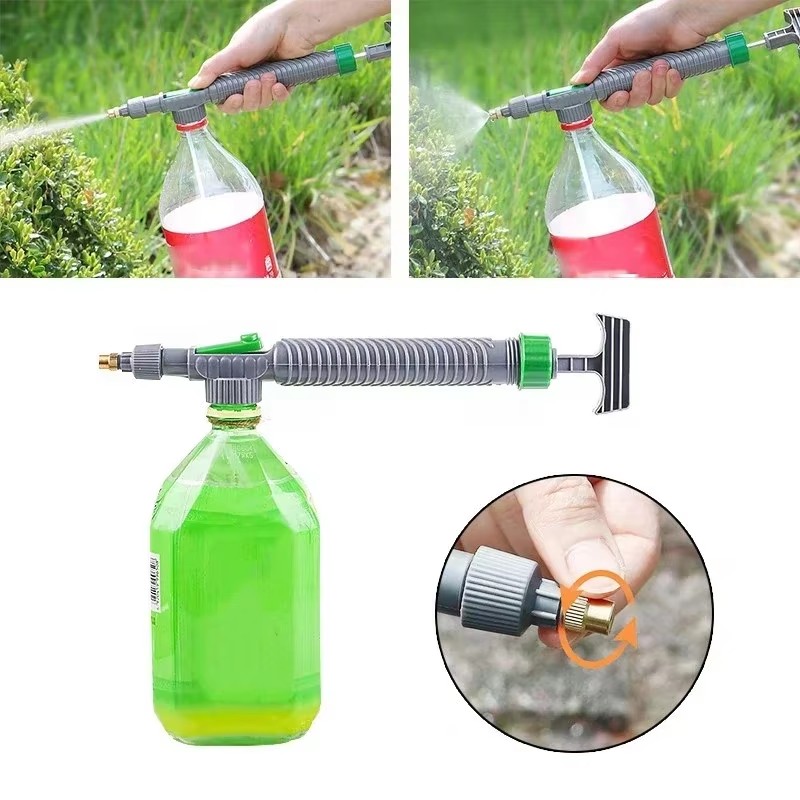 Gardening Tools Lowes - 1/3/5個入り高圧エアポンプ手動スプレーヤー、調整可能なドリンクボトルスプレーヘッドノズル、ガーデン散水ツール、農業用ツール