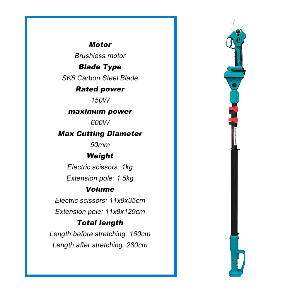 Kamolee 50 ミリメートルブラシレスコードレス電動は - Gardening Tools Scissors のレビューと価格