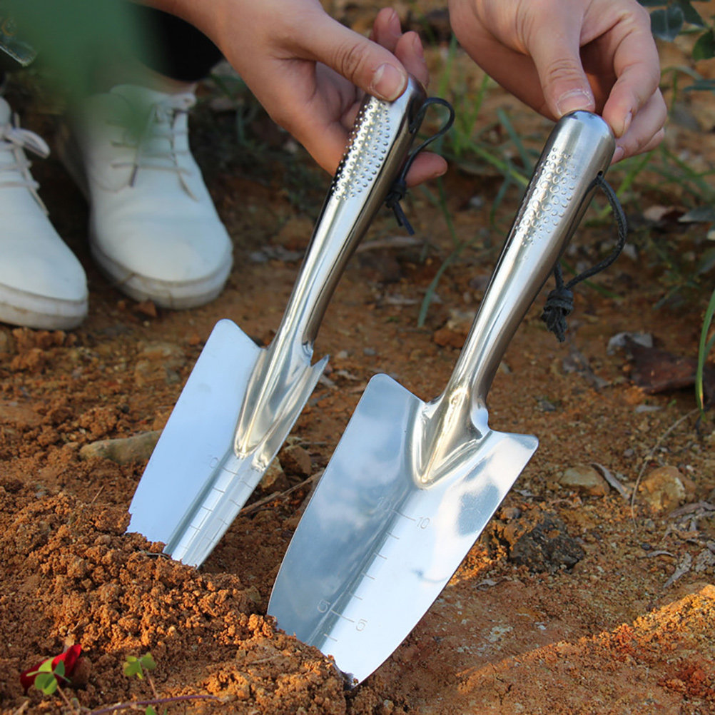1セットステンレス鋼ガーデニングツールセット人間工学に基づい - Gardening Tools For Seniors のレビューと価格