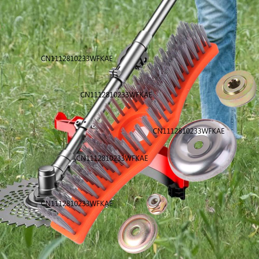 2個入り芝刈り機用清掃ブラシ、調整可能なハンドル付き雑草除去 - Gardening Tools For Weeds のレビューと価格