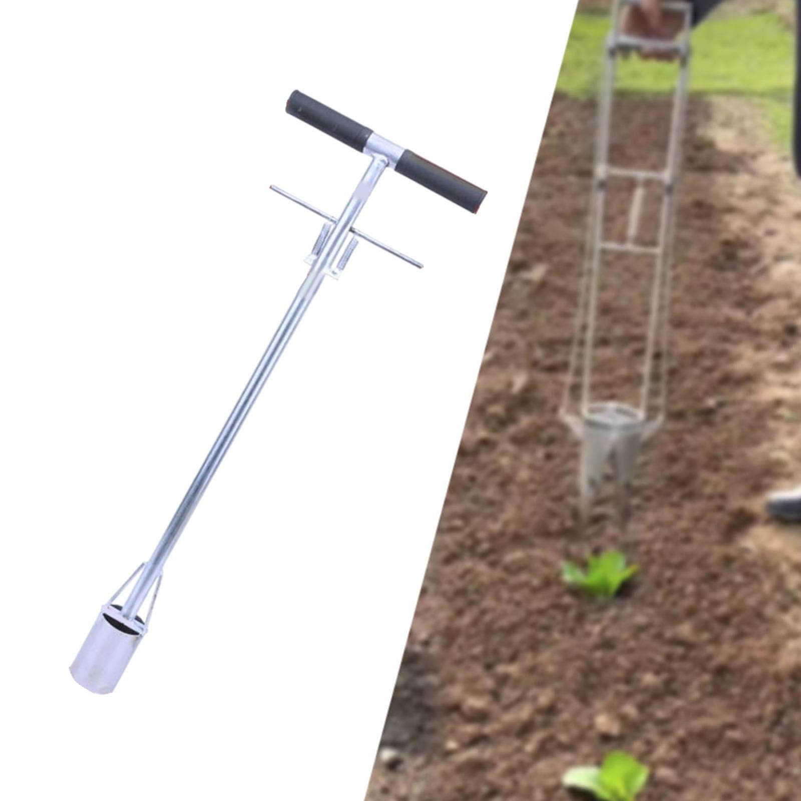 手動土壌サンプラー バルブプランター コンパクトな長柄ガーデ - Gardening Tools Long Handle のレビューと価格