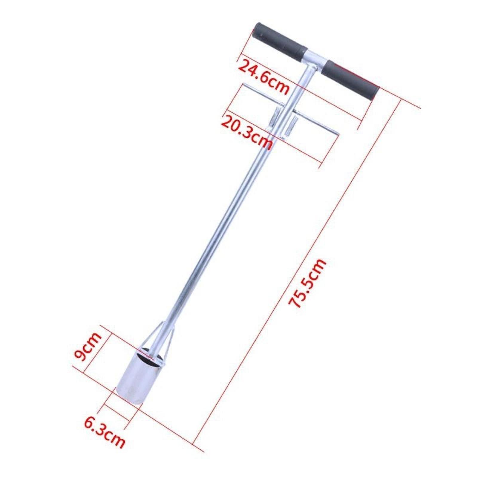 手動土壌サンプラー バルブプランター コンパクトな長柄ガーデ - Gardening Tools Long Handle のレビューと価格