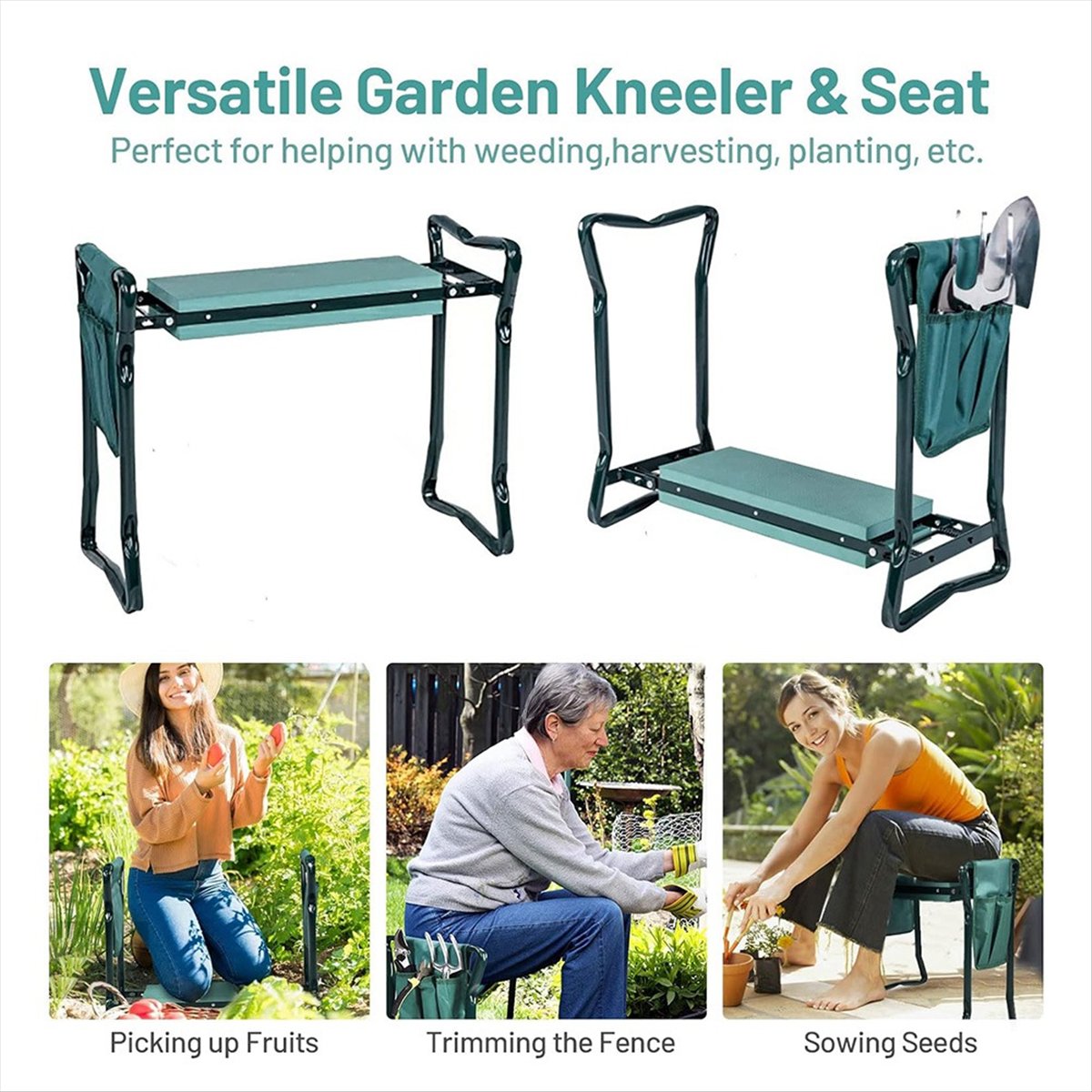 B23BBG 2 in 1 ガーデンニーラー＆シート、折りた - Gardening Tools For Seniors のレビューと価格