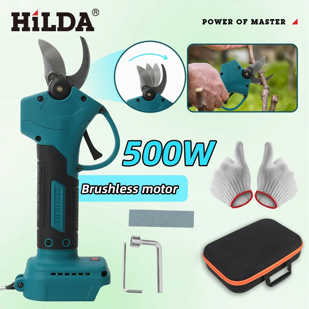 HILDA 18V ブラシレスコードレス電動剪定鋏充電式果樹 - Gardening Tools Scissors のレビューと価格