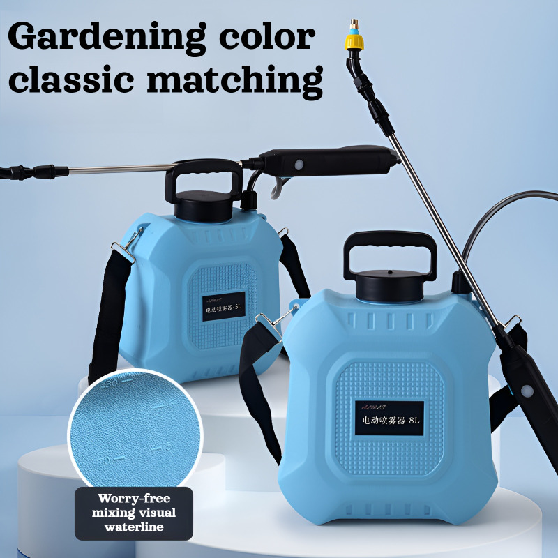 5L/8L USB充電式電動じょうろポータブル芝生と庭の水や - Gardening Tools Rake のレビューと価格