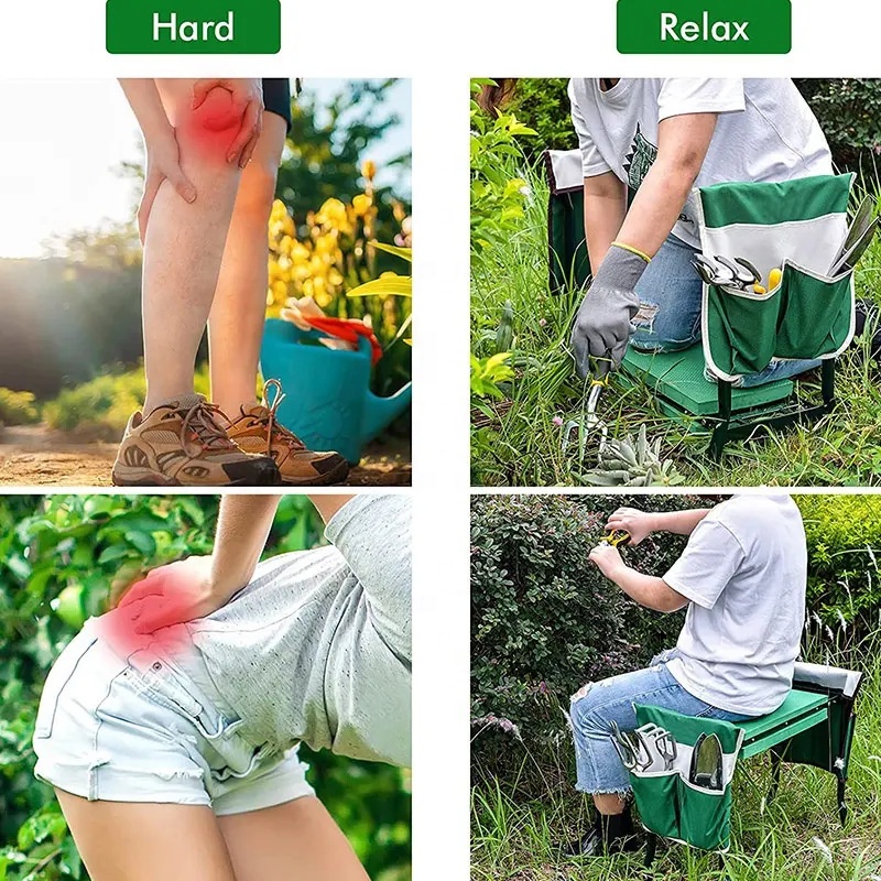 2in1ガーデンニーラー＆シート、折りたたみ式ガーデニングス - Gardening Tools For Seniors のレビューと価格