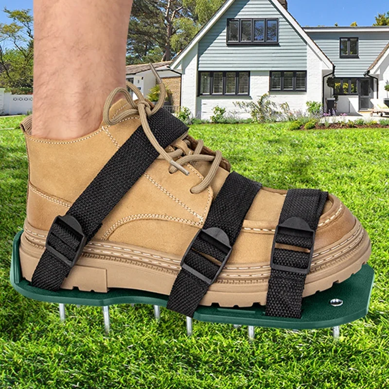 1ペアの草用スパイク付きガーデニングサンダル、芝生の活性化用 - Gardening Tools Revit のレビューと価格