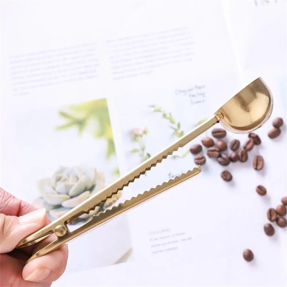 ステンレス製コーヒースプーンクリップ 2in1 計量スプーン - Gardening Tools Long Handle のレビューと価格