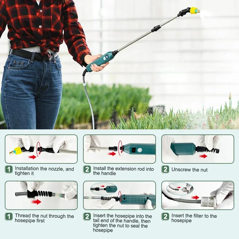 2400mAh電動ガーデン噴霧器、高圧ポータブル園芸ツール、 - Gardening Tools Lowes のレビューと価格