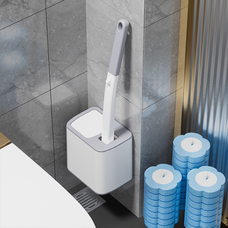 使い捨て壁掛け式トイレブラシ,長い柄,交換可能なクリーニング - Gardening Tools Long Handle のレビューと価格