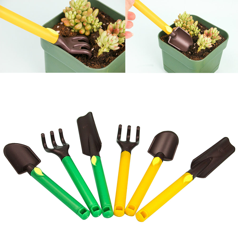 3 個子供用ガーデニングツールキットプラスチック安全ガーデニ - Gardening Tools Trowel のレビューと価格