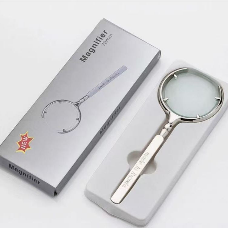 20倍ハンドヘルド拡大鏡、高倍率HD光学ガラス読書用拡大鏡（ - Gardening Tools For Seniors のレビューと価格