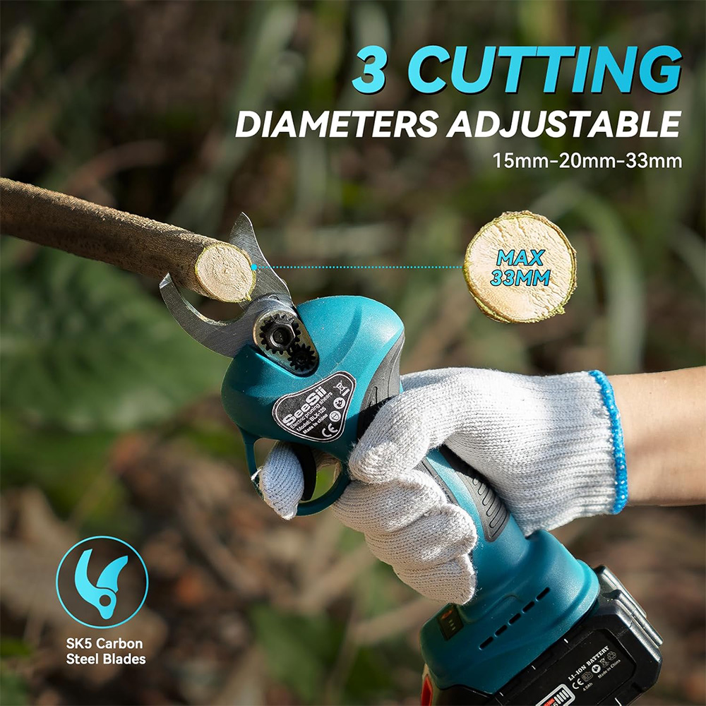 Seesii 3-in-1 ブラシレス伸縮式高枝切りばさみ  - Gardening Tools Scissors のレビューと価格