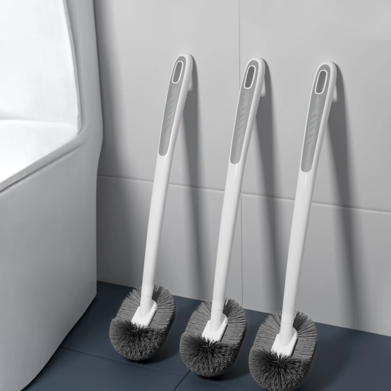 壁掛け式ロングハンドルPPトイレブラシ半球溝デザイン死角なし - Gardening Tools Long Handle のレビューと価格
