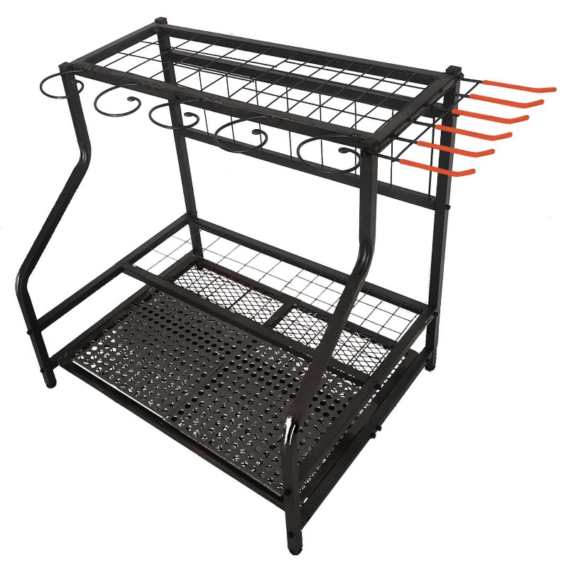 金属製園芸工具収納ラック、ガレージ収納、屋外庭園清掃、農具、 - Gardening Tools Amazon のレビューと価格