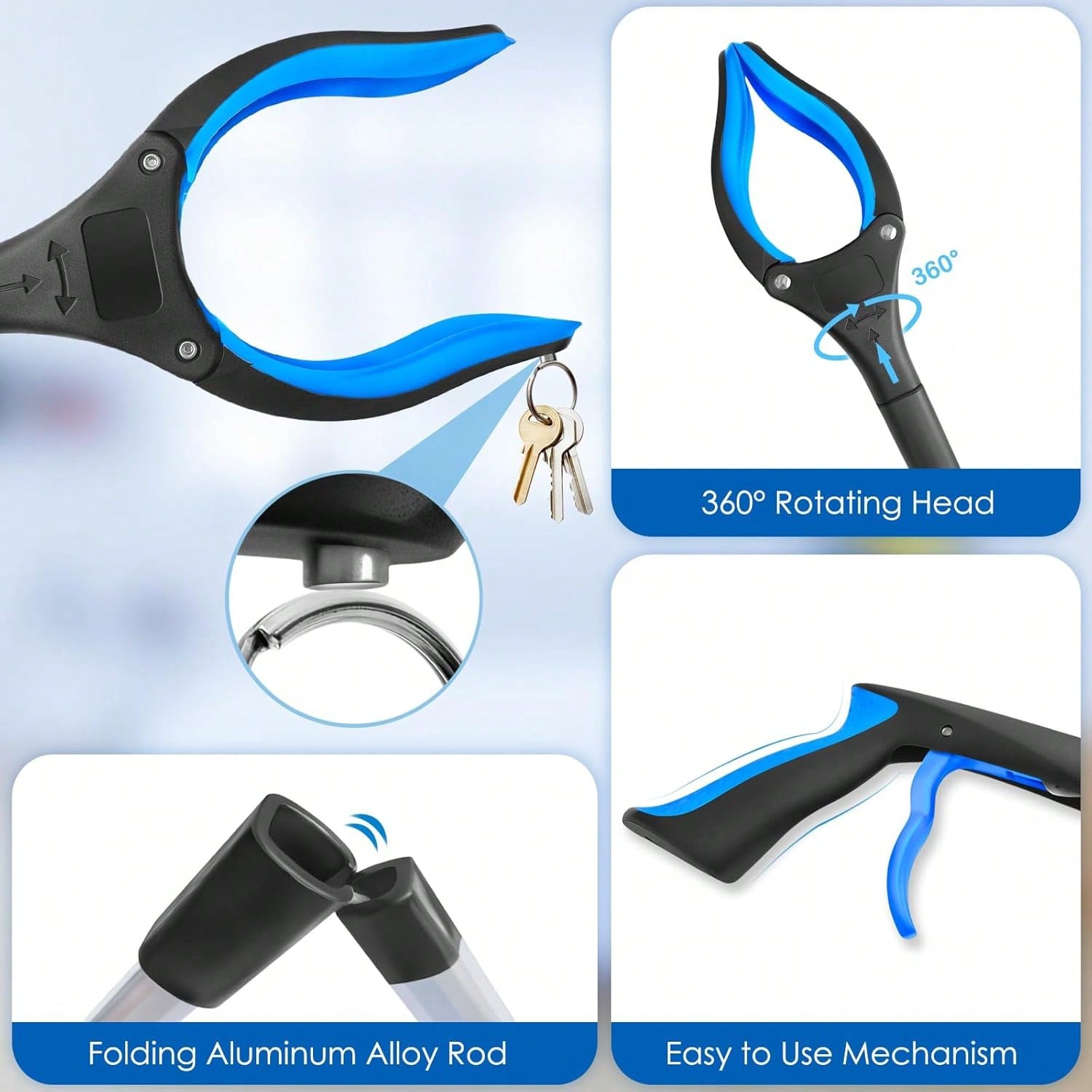折りたたみ式グラバーリーチャーツール 32インチ 高齢者向け - Gardening Tools For Seniors のレビューと価格